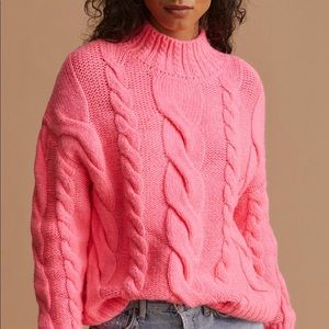 Anthropologie cable knit sweater nwt